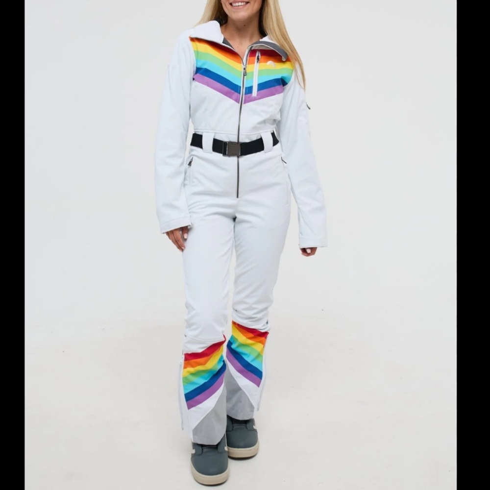 OOSC CHIC SKI SUIT-RAINBOW ROAD Medium
